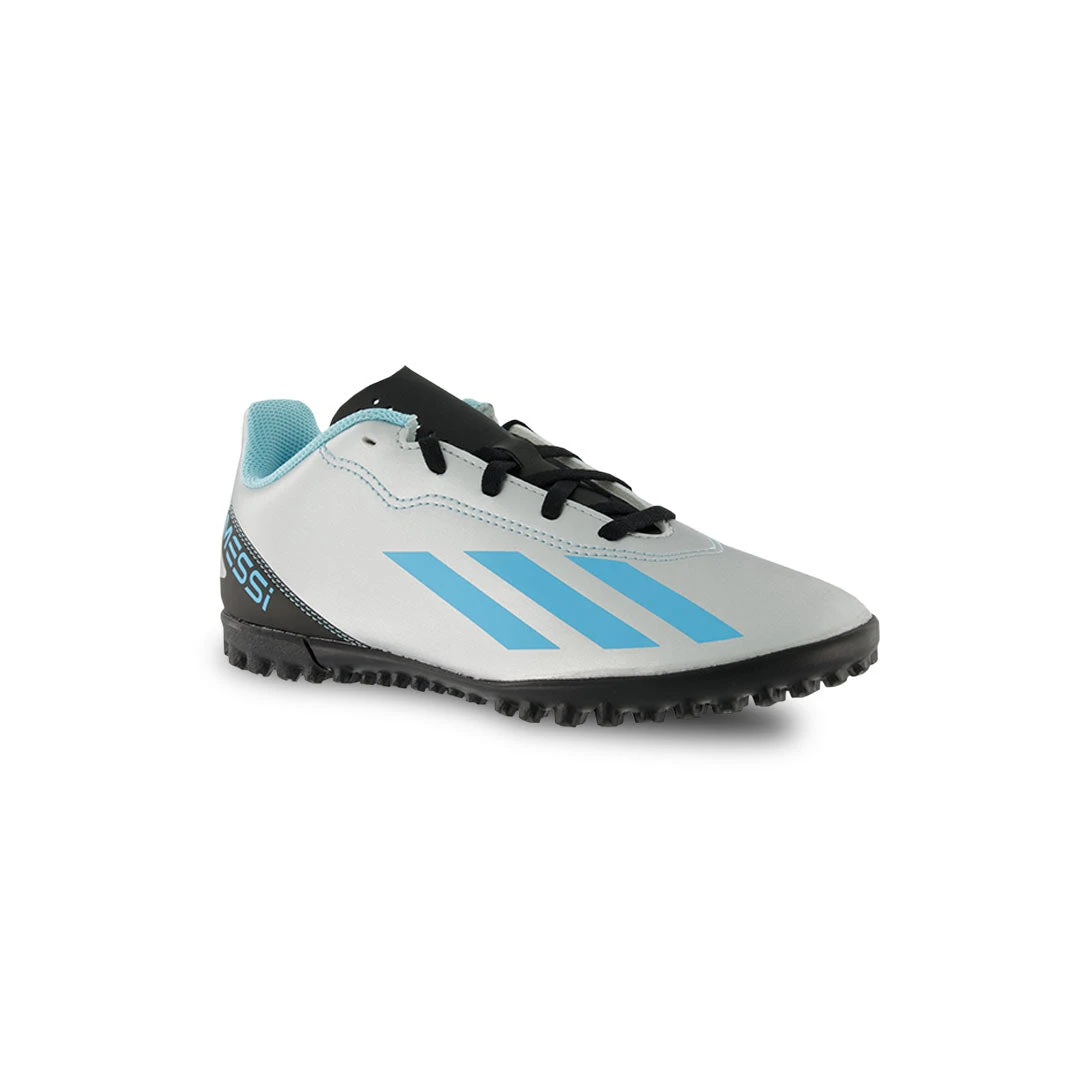 Adidas - Kids' (Junior) X Crazyfast Messi.4 Turf Shoes (IE4068) - Image 3