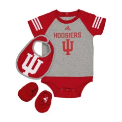 Outerstuff Adidas - Kids' (Infant) Indiana Hoosiers Creeper Set (R4283G 85N)