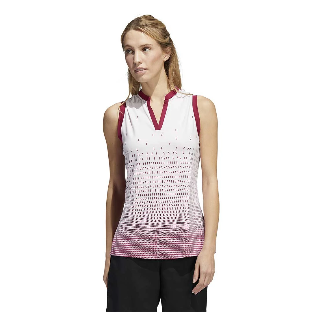 Adidas - Women's Sport Performance Gradient Sleeveless Polo (HA3385) - Image 2