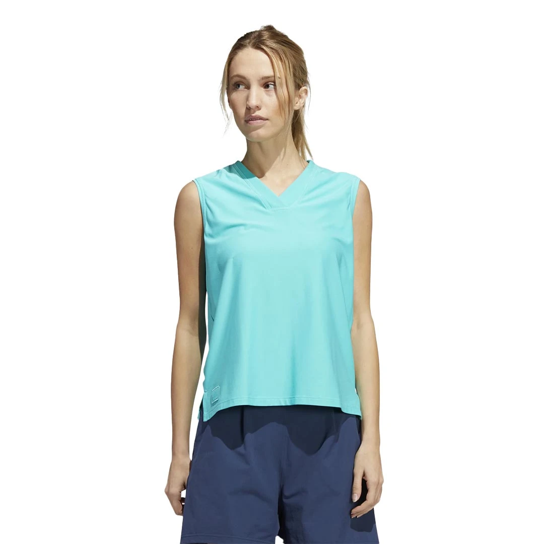 Adidas - Women's Go-To Sleeveless Polo (HA6040) - Image 2