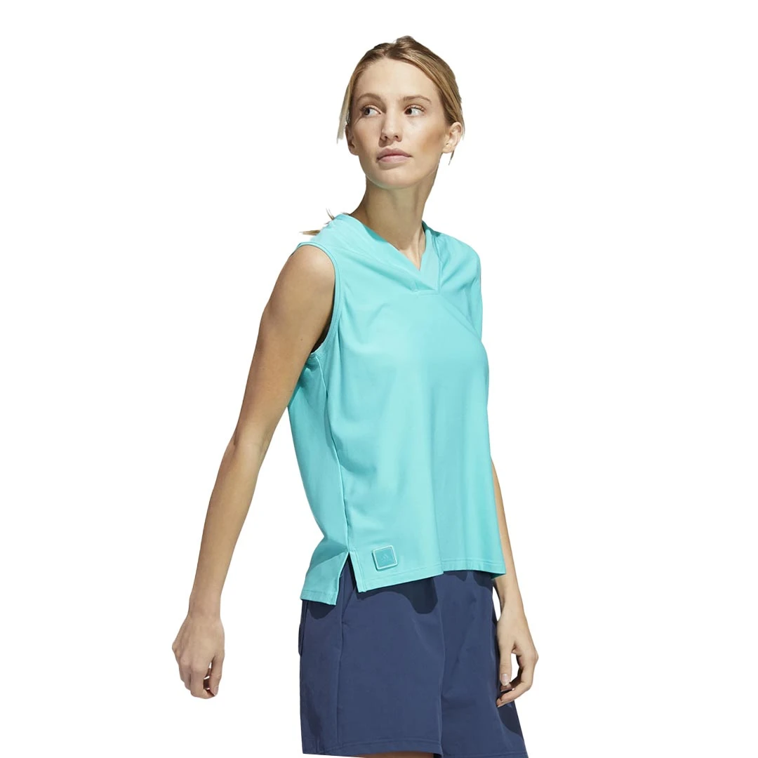 Adidas - Women's Go-To Sleeveless Polo (HA6040) - Image 3